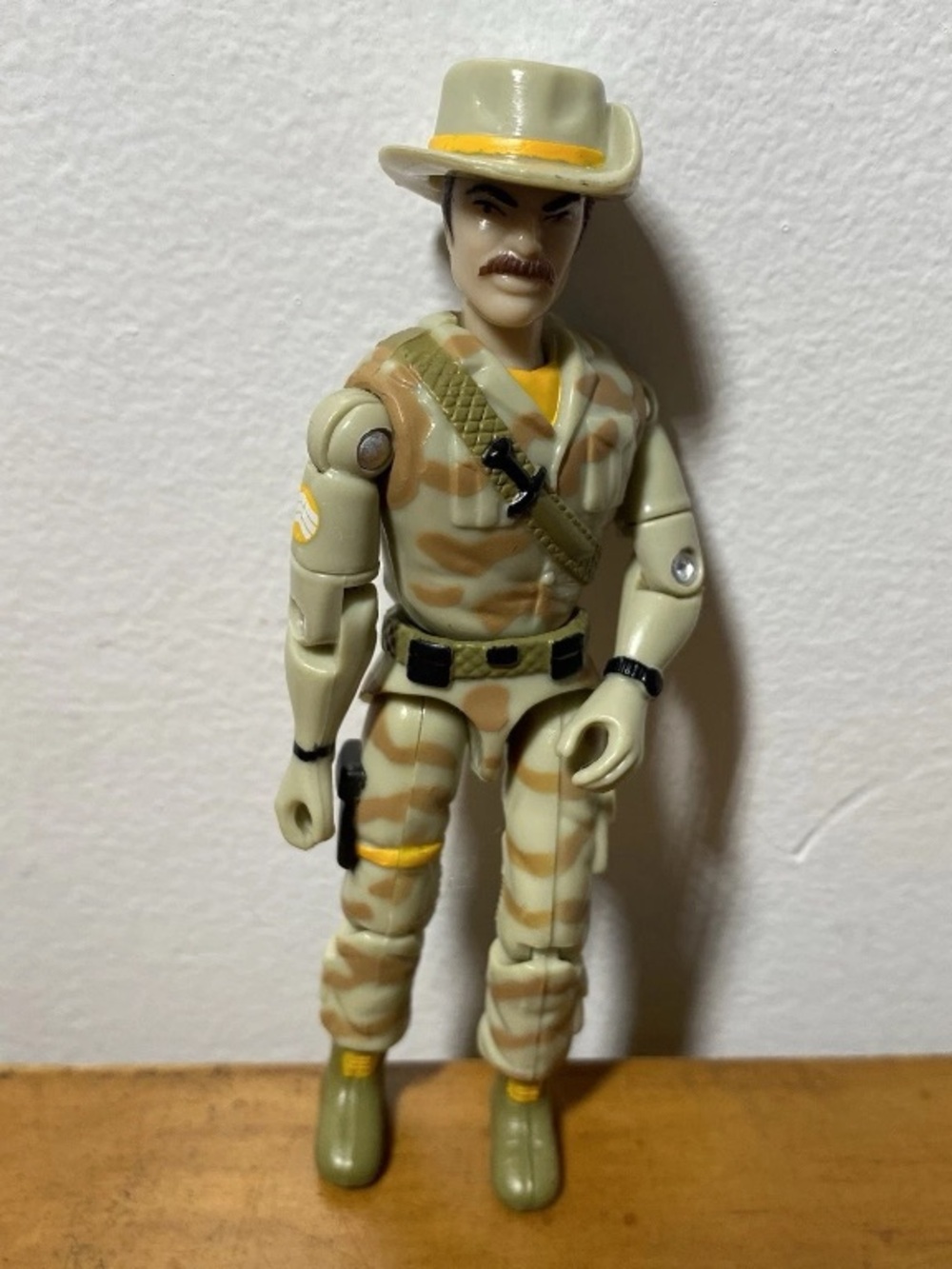 Vintage 80’s 90’s Corps Shooter Sam Desert Camo  Action Figure By Lanard Toys